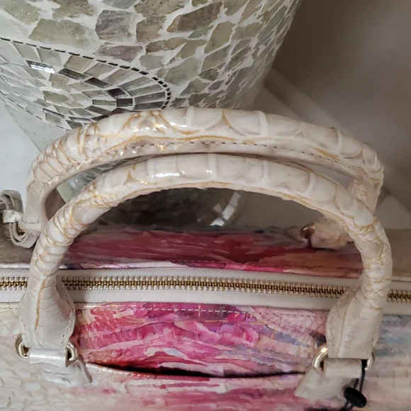 🧡💛 BRAHMIN ENTICE OMBRE Duxbury Satchel & Ady Wallet 💛🧡 - Picture 10 of 13